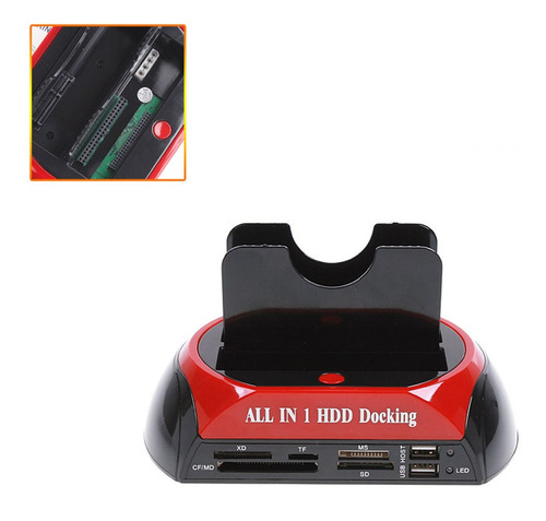 Andoer Todo En Uno 2.5 3.5 Sata / Ide Hdd 2-dock Docking