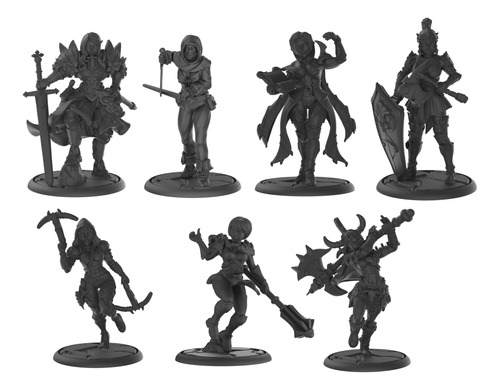 Miniaturas Rpg Humanos Personagens Dungeons And Dragons D&d