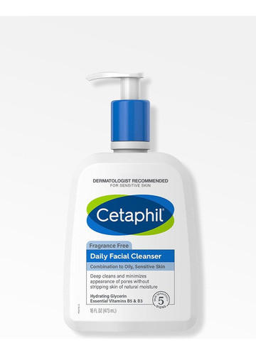 Jabón Facial Cetaphil Piel Mixta A Grasa 473ml