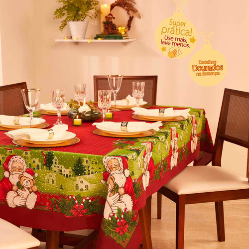 Toalha Mesa Grande Natalina Natal 8 Lugares Clássica Lepper | MercadoLivre Toalha Mesa Grande Natalina Natal 8 Lugares Clássica Lepper | MercadoLivre