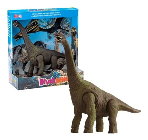 Figuras Dinosaurio Diver Dinos Brontosaurio Mundo Magico