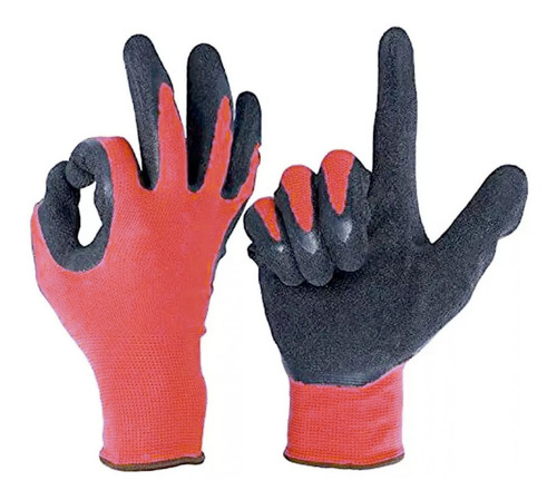 Guantes De Trabajo Antideslizantes Nitrilo Max Sensibilidad 