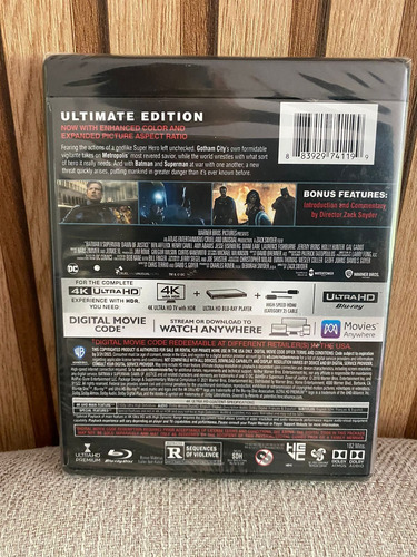 Batman Vs Superman Ultimate Edition 4k Ultra Hd