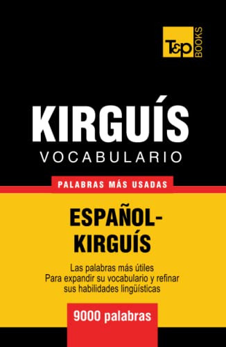 Vocabulario Español-kirguis - 9000 Palabras Mas Usadas -s 