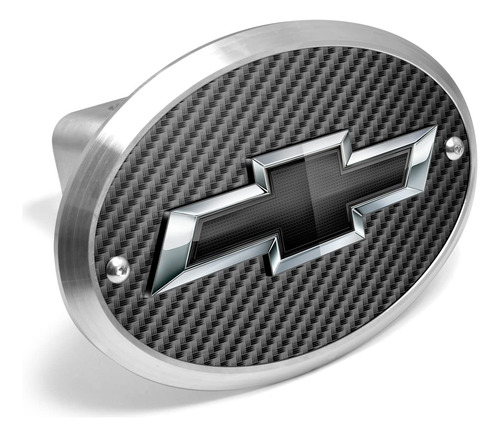 Ipick Image Hecho Para Chevrolet Black 3d Logo Fibra Carbono