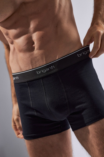 Imagen 4 de 10 de Boxer Hombre Briganti Algodón Pack X 3 Hombres Hxim09524