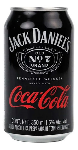 Bebida Jack Daniels Coca Cola 350ml