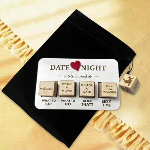 As Dados De Cita Nocturna Para Parejas Para Juegos De