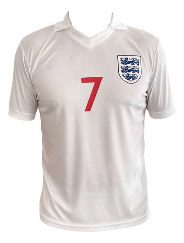 Camiseta Inglaterra Mundial 2010 Beckham Retro