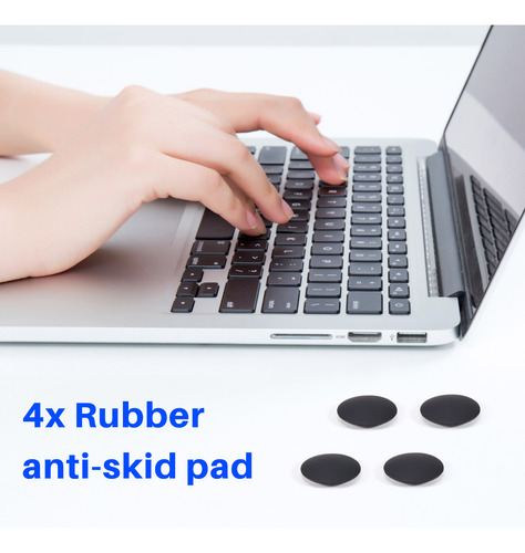 4 Patas De Goma En La Parte Inferior, Aptas Para Macbook Pro