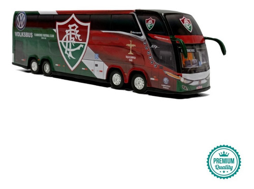 Miniatura Ônibus Time Fluminense Futebol Clube  G7 30cm