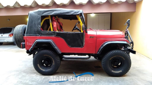 Jeep Willys Cj5 1964 Motor Opala 4c Pronto Para Trilha