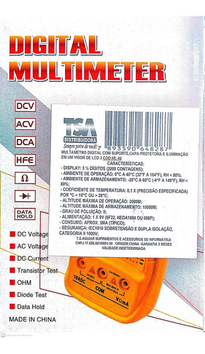 Imagem 7 de 12 de Multímetro Digital Profissional Multi Teste Portatil Xl830l