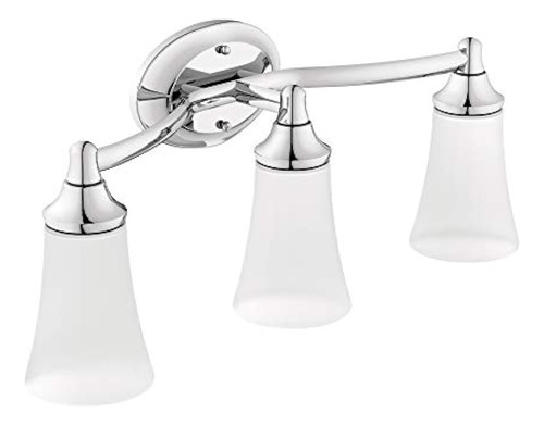 Moen Yb2863ch Eva 3-light Dual-mount Bath Vanity Fixture Con