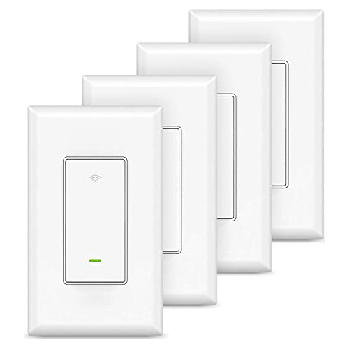 Wi-fi Light Switch Compatible Con Alexa Y Google Assistant