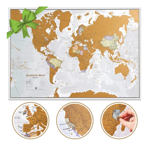 Mapa Scratch The World Para Raspar Los Lugares A Los Que Has