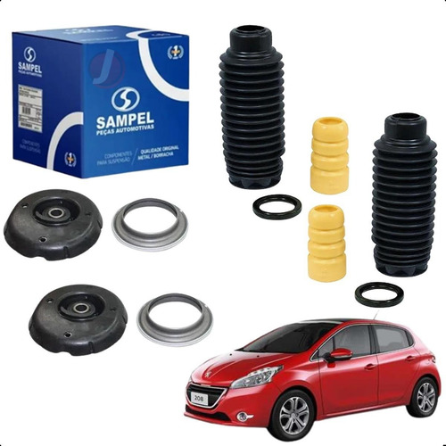 Kit Coxim Amortecedor Novo C3 C4 Cactus Aircross 208 Sampel