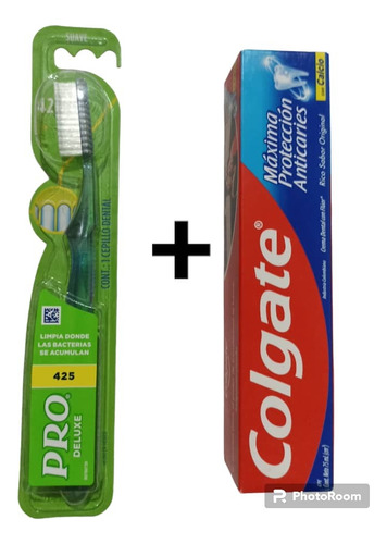 Cepillo Dental Pro 425 + Crema Colgate