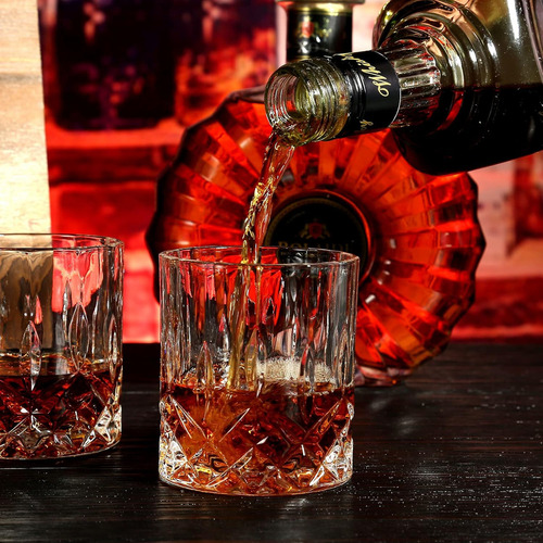 Set De Vasos de Whiskey con Caja de Madera