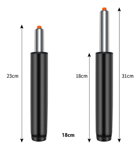 Imagen 2 de 7 de Pistón De Gas Silla De Oficina Universal Para Toda Silla
