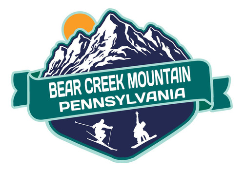 Bear Creek Mountain Pennsylvania Ski Adventur Souvenir 2.0