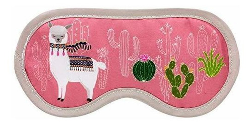 Cacti Llama Pink Eye Mask