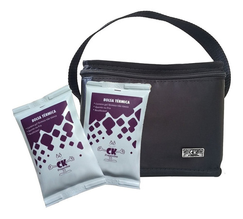 Bolsa Térmica Pequena P/ Insulina + 2 Gel Térmico  