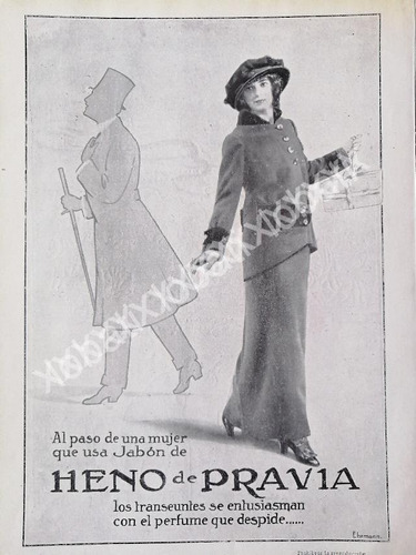 Cartel Retro Jabon Heno De Pravia 1914 /no64