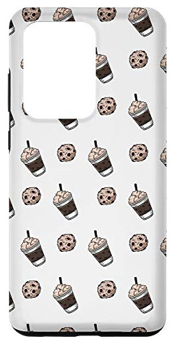 Funda Para Galaxy S20 Ultra Cookies And Coffee Pattern-02