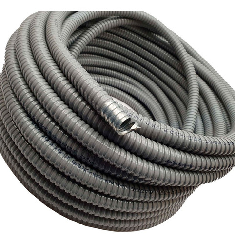 Tubo Conduit Flexible Gris 20mm (x2 Mts) (corrugado)