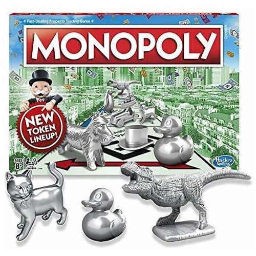Monopoly Clásico Con Gato, Pato Y Dinosaurio