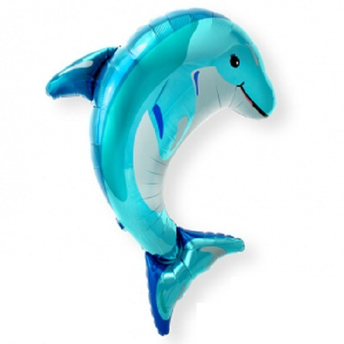 Globo Delfin Animal Mar Sirena Grande Apto Helio 