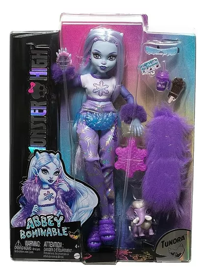 Monster High Muñeca Abbey Bominable Yeti Accesorios