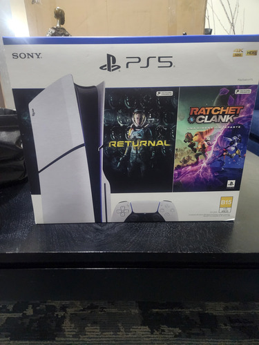 Playstaton 5 Slim Edición Con Lector Más 2 Juegos Blanco