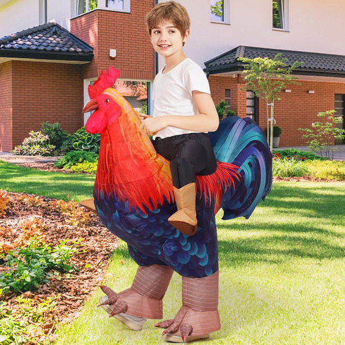 Comin Disfraz De Pollo Inflable Disfraz De Gallo Para Niños
