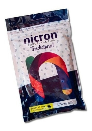 Porcelana Fria Nicron 6 Paquetes Arcilla En Frio