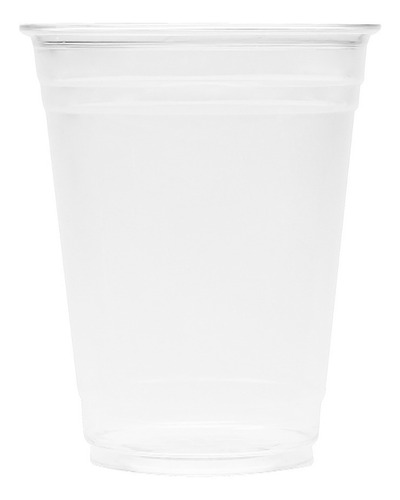 100 Vasos Transparentes Con Tapa Ranurada Pet 16 Oz Karat