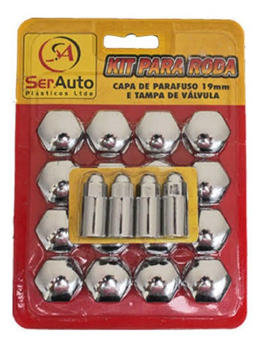 Juego Tapas Capas Tornillo 19mm Para Llanta Varias Marcas 