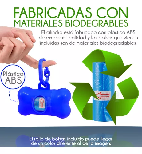 Dispensador De Bolsas Plásticas Para Recoger Caca O Excremento De