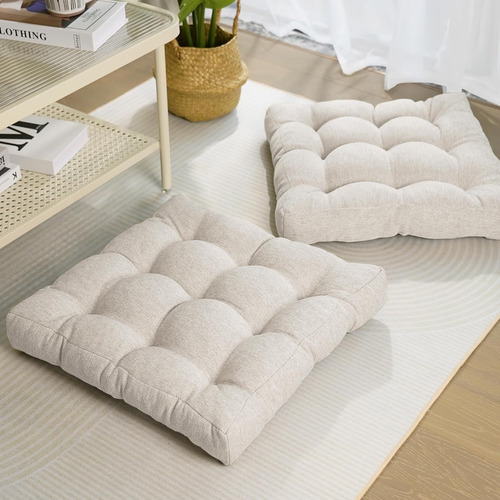 Cojines Suelo Adultos, Juego De 2, Grandes Almohadones ...