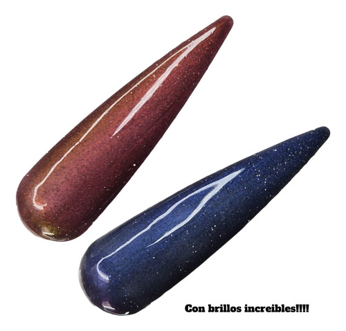 Gel De Uñas Ojo De Gato Deken (2 Pzas) Glitter