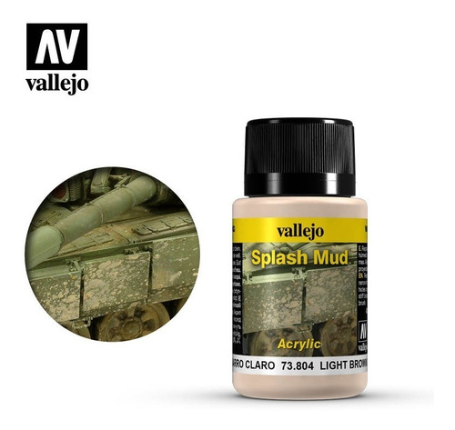 73804 Light Brown Splash Mud Weathering Effects Vallejo 40ml