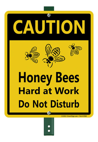 Honeybee Hard At Work Do Not Disturb  Lawnboss® 10 X 12  3