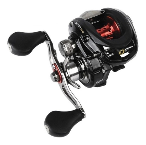 Reel rotativo Marine Sports Brisa Lite 8000 derecho color negro