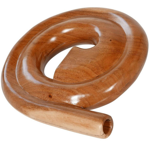 Imagen 4 de 4 de Cuerno Didgeridoo Espiral Aborigen Natural