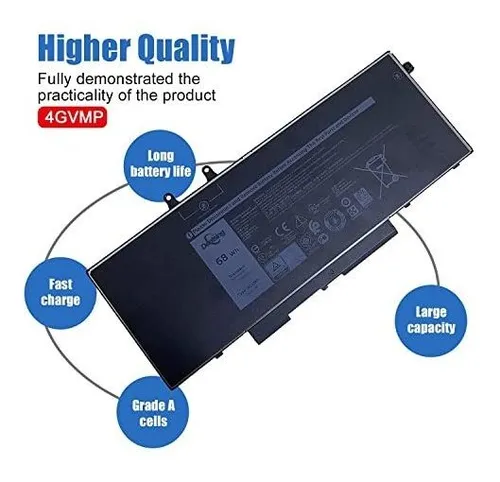 Bateria 4gvmp 68wh Para Dell Latitude 5400 5500 Precision ..