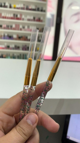 Kit (6 Canetas) Decoração De Unhas Pincel Para Pintar Unhas