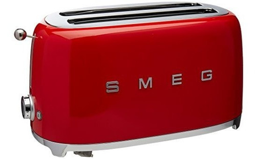 Smeg Tsf02rdus 50 Es Retro Estilo Estético 4 Slice Toaster, 