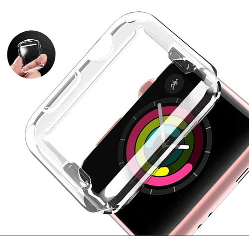 Estuche Protector Transparente Para Apple Watch 