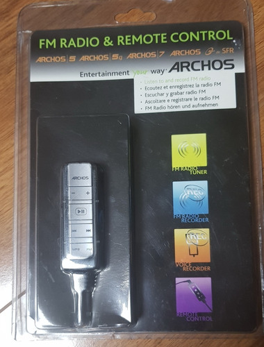 Archos Radio Fm Grab Player Gen 6 Para El Modelo 5 Y 7